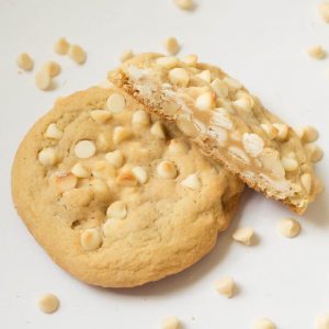 Juggernaut Cookies giant white chocolate macadamia cookie